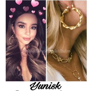 Yunis K Twisted Hoops